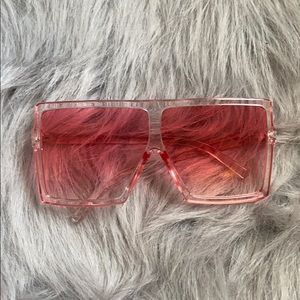 Pink Oversized Sunglasses